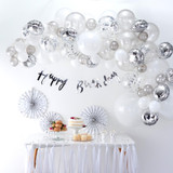 Balloon Arch Silver