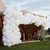 White Balloon Arch
