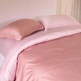 Juliet Love Pink Rose Bamboo Duvet Cover Set by Bamboo Haus