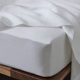 Ravello Linen White Sheet Separates by Weave