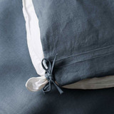 Ravello Linen Denim Duvet Cover by Weave