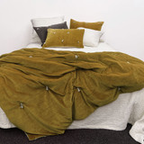 Ochre Oakura Quilt by Linens and More