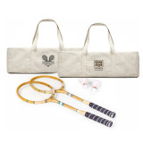 Vintage Wooden Badminton Set by Easy Days