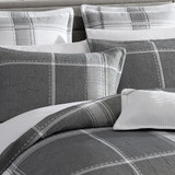 Cannon Charcoal Duvet Cover Set by Private Collection