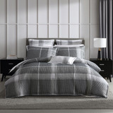 Cannon Charcoal Duvet Cover Set by Private Collection