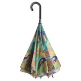 Peacock Reverse Cover Umbrella by Galleria