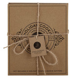 Holiday Cookie Cutter - Cardboard Book Set by Santa Barbara Design Studio