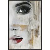 Contemplative Framed Canvas by Linens and More