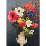 Blue Blooms Tea Towel by Linens and More