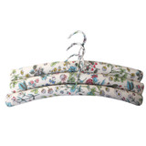 Wildflowers Padded Coat Hangers Set of 3 by Linens and More