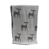 Cotton Bambi Throw by Le Forge