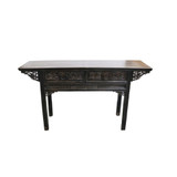 Antique Canton Console Black by Le Forge