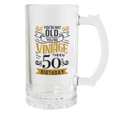 Sip Celebration 50th Beer Glass by Splosh