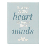 Big Heart Teacher Ceramic Magnet by Splosh