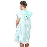 Mint Hooded Adult Poncho by Splosh