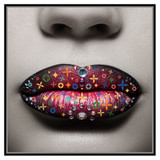 Canvas Art Lips 1 by Le Forge
