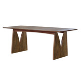 Jaco Dining Table by Le Forge - Dark Oak