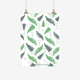 Ferns Tea Towel by Ali Davies