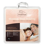 100% NZ Wool Cot Mattress Topper by Moemoe