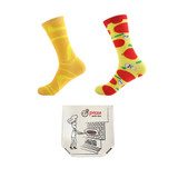 Pizza Box Socks 4 pairs by outta SOCKS