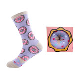 Purple Donut Socks by outta SOCKS