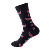 Watermelon Black Socks by outta SOCKS