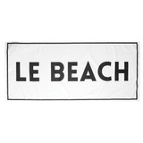 Le Beach Quick Dry Oversized Beach Towel by Santa Barbara Design Studio