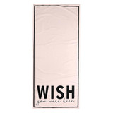 Wish You Were Here Quick Dry Oversized Beach Towel by Santa Barbara Design Studio