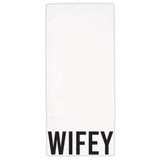 Wifey Quick Dry Oversized Beach Towel by Santa Barbara Design Studio