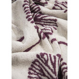 Purple Pompom Towels by Tranquillo - Bath Towel