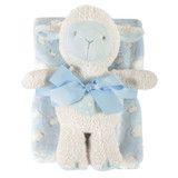Blue Lamb Blanket Toy Set by Stephan Baby