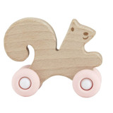 Squirrel Silicone Wood Toy by Stephan Baby