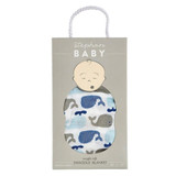 Whale Swaddle Blanket by Stephan Baby
