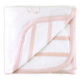 Bunny Face to Face Reversible Blanket by Stephan Baby