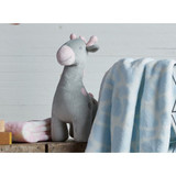 Blue Giraffe Blanket Toy Set by Stephan Baby