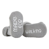 Made For Walking Grey Socks (3-12 months) by Stephan Baby