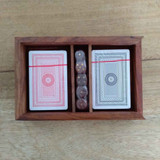 Timber Box Set - 2x Cards & 5x Dice Slide Lid by Backyard
