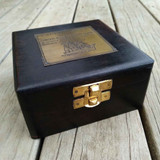 Brass Map Reader Compass/Timber Box by Backyard