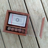 Timber Box Set - Cards & 5x Dice Slide Lid by Backyard