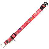 Red Medium Pet Collar by Henry Cats & Friends