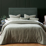 Hana Quilt - Olive by MM Linen