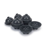 Cocktail Ice Tray Petal - Charcoal by W&P