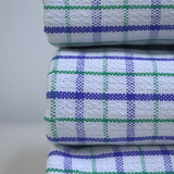 Blue/Green/White Commercial No. 10 Tea Towel by Good Linen Co