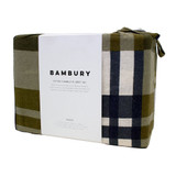 Devin Flannelette Sheet Set by Bambury