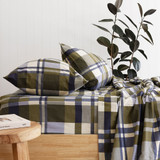 Devin Flannelette Sheet Set by Bambury