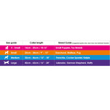 Neoprene Dog Collar Size Chart