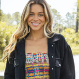 Full Boho Bandeau - Fuchsia/ Marigold by Natural Life