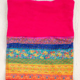 Fleece Boho Bandeau - Rainbow Border by Natural Life