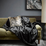Black Panther Faux Fur Heirloom Throw