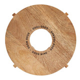 Wine Holder Cheese Board by Santa Barabara Design Studio